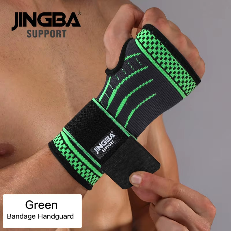 1PCS Football Ankle Support+Basketball Knee Pad Elbow Brace Support Protector +Wristband Boxing Hand Wrap Support