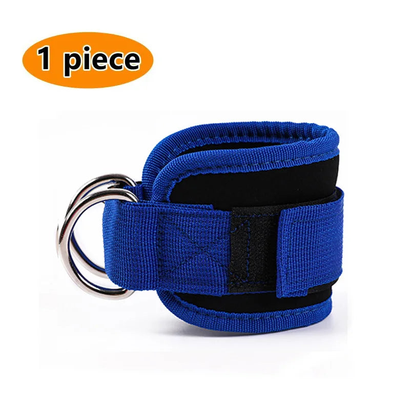 Fitness Ankle Straps Adjustable D-Ring Support Cuffs Gym Leg Strength Workouts Pulley with Buckle Sports Guard Safety Abductors