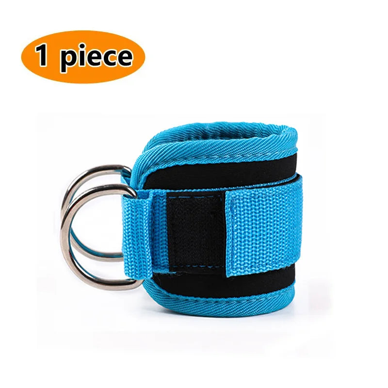 Fitness Ankle Straps Adjustable D-Ring Support Cuffs Gym Leg Strength Workouts Pulley with Buckle Sports Guard Safety Abductors