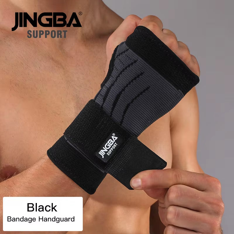 1PCS Football Ankle Support+Basketball Knee Pad Elbow Brace Support Protector +Wristband Boxing Hand Wrap Support